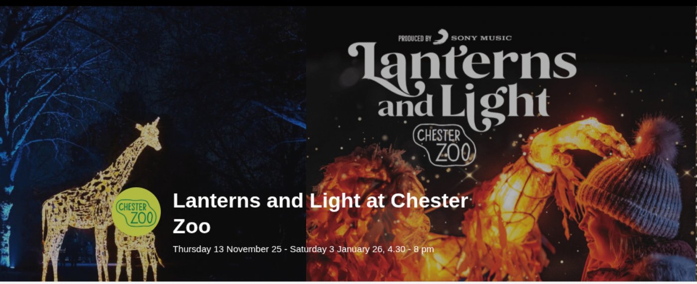 Chester Zoo – Lanterns & Light 2025 | Event in Mollington | AllEvents