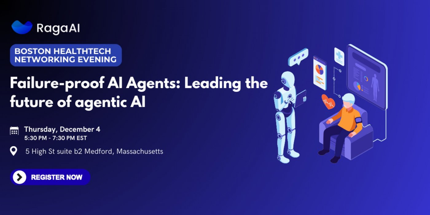 Failure-proof AI Agents: Leading the future of agentic AI., 4 December | Event in Medford | AllEvents