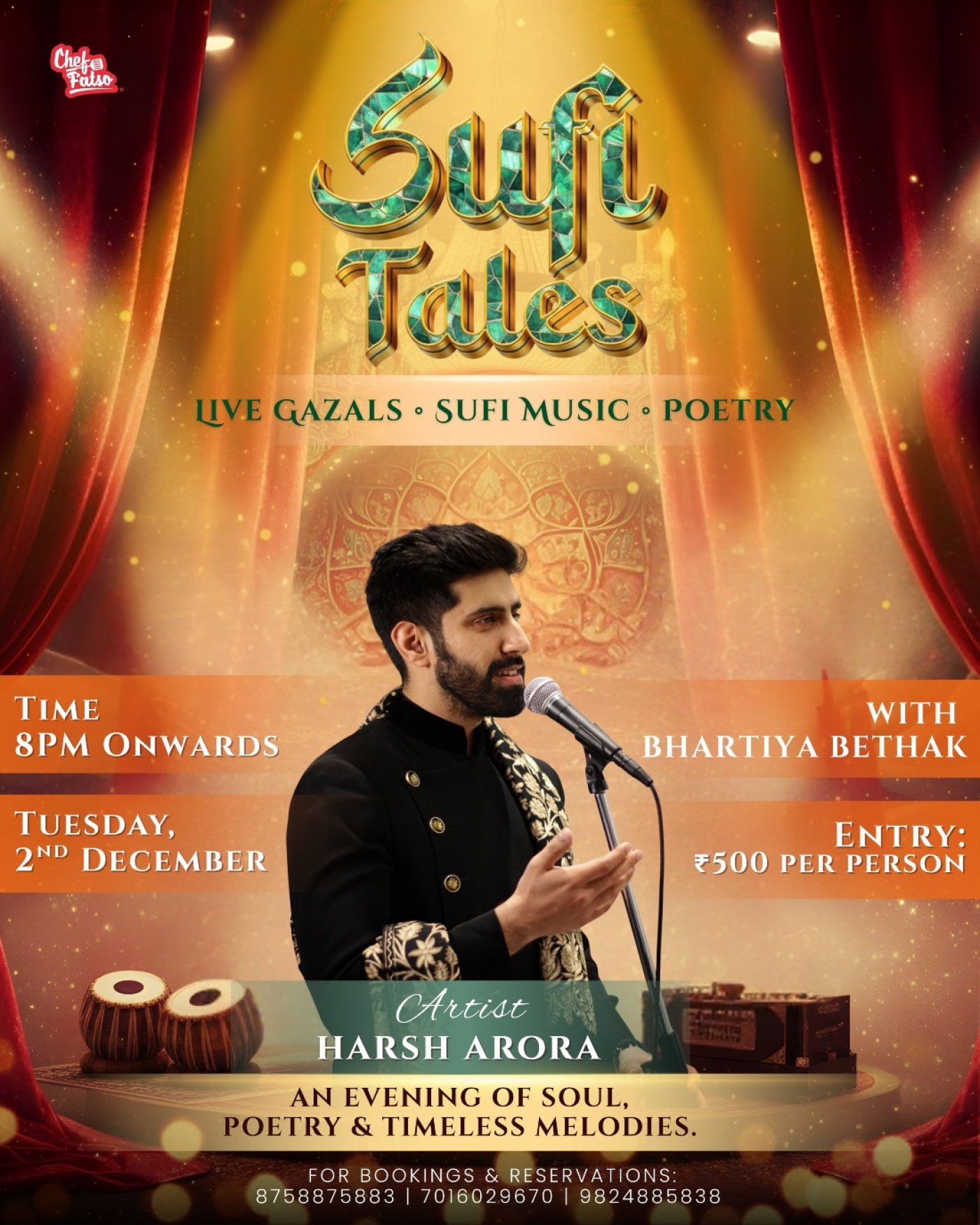 SUFI TALES LIVE, 2 December | Event in Rajkot | AllEvents