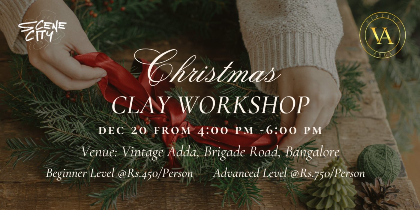 Christmas Clay Artworkshop, 20 December | Event in Bangalore | AllEvents