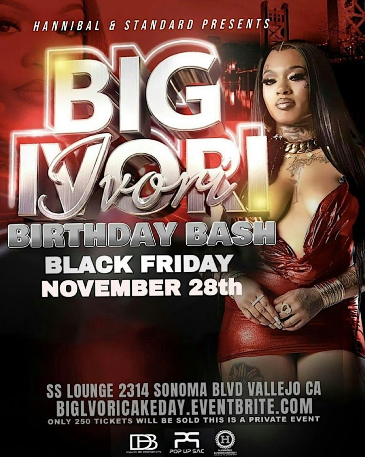 BIG IVORI BIRTHDAY BASH VALLEJO, 28 November | Event in Vallejo | AllEvents