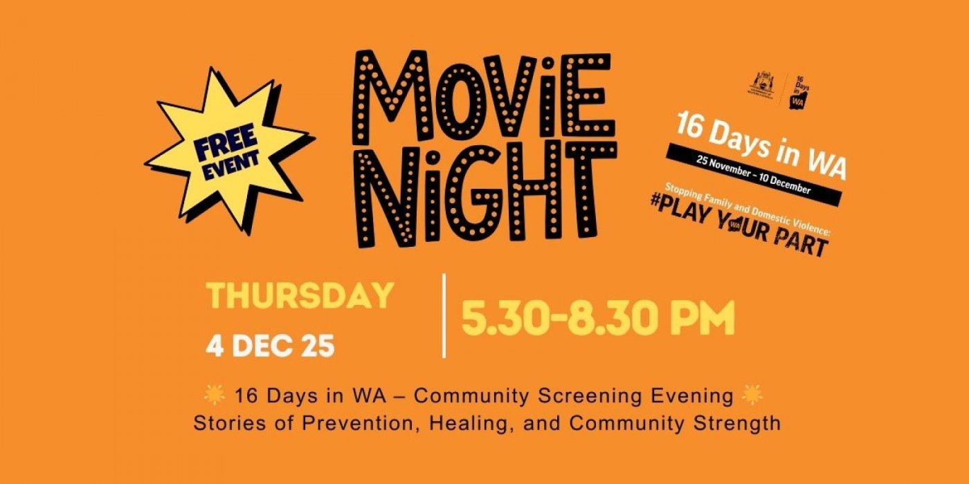 16 Days in WA Community Screening Evening, 4 December | Event in Kununurra | AllEvents