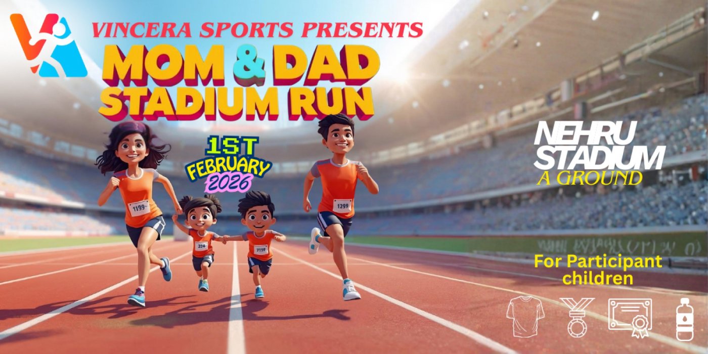 MOM & DAD STADIUM RUN 2026, 1 February | Event in Chennai | AllEvents