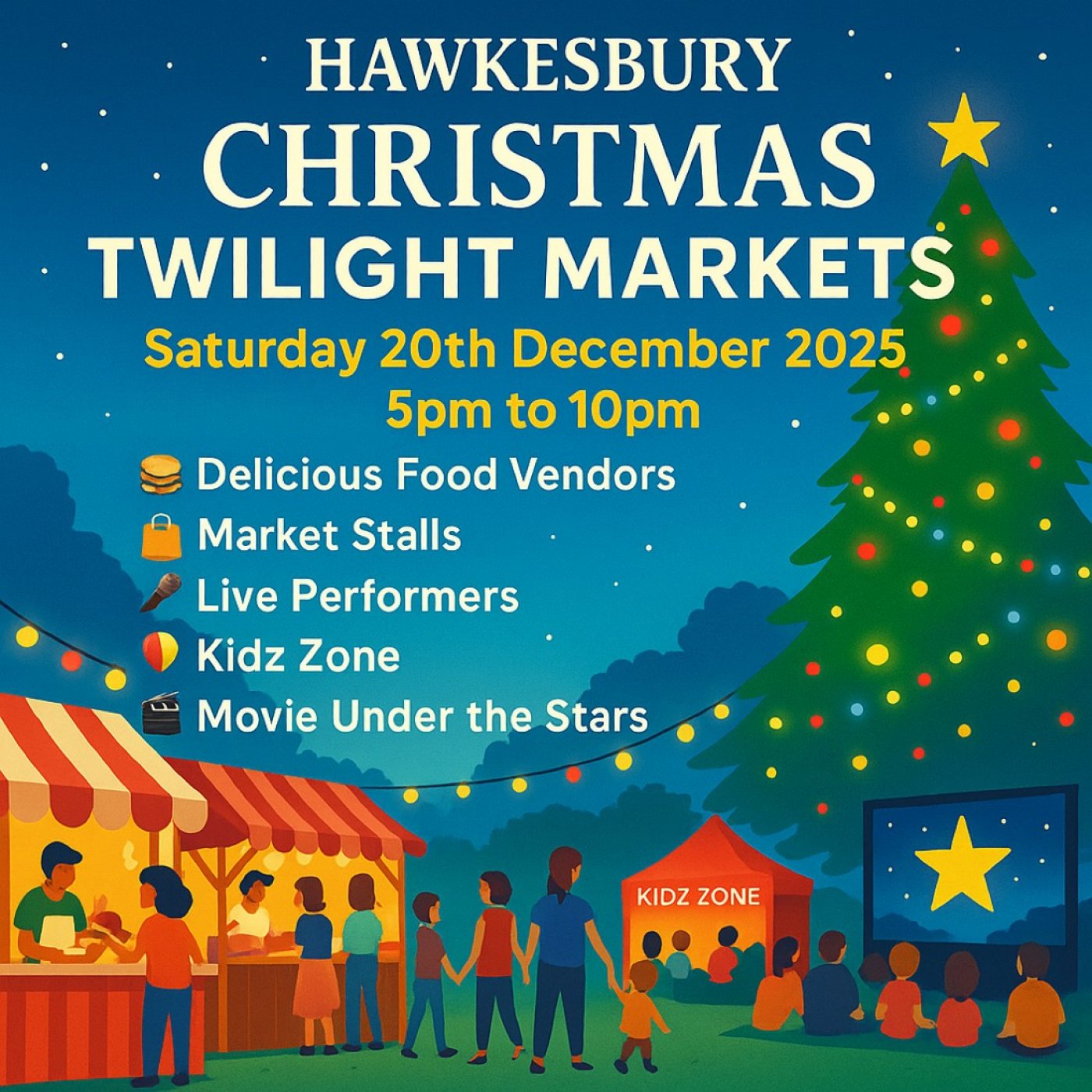 Hawkesbury Twilight markets Christmas Markets, 21 December | Event in Richmond | AllEvents