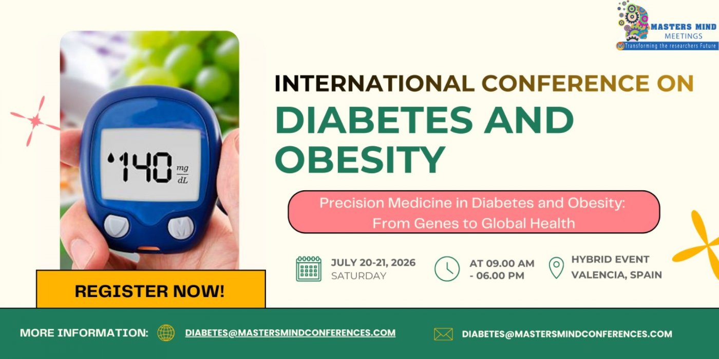 International Conference on Diabetes & Obesity 2026, 20 July | Event in Valencia | AllEvents