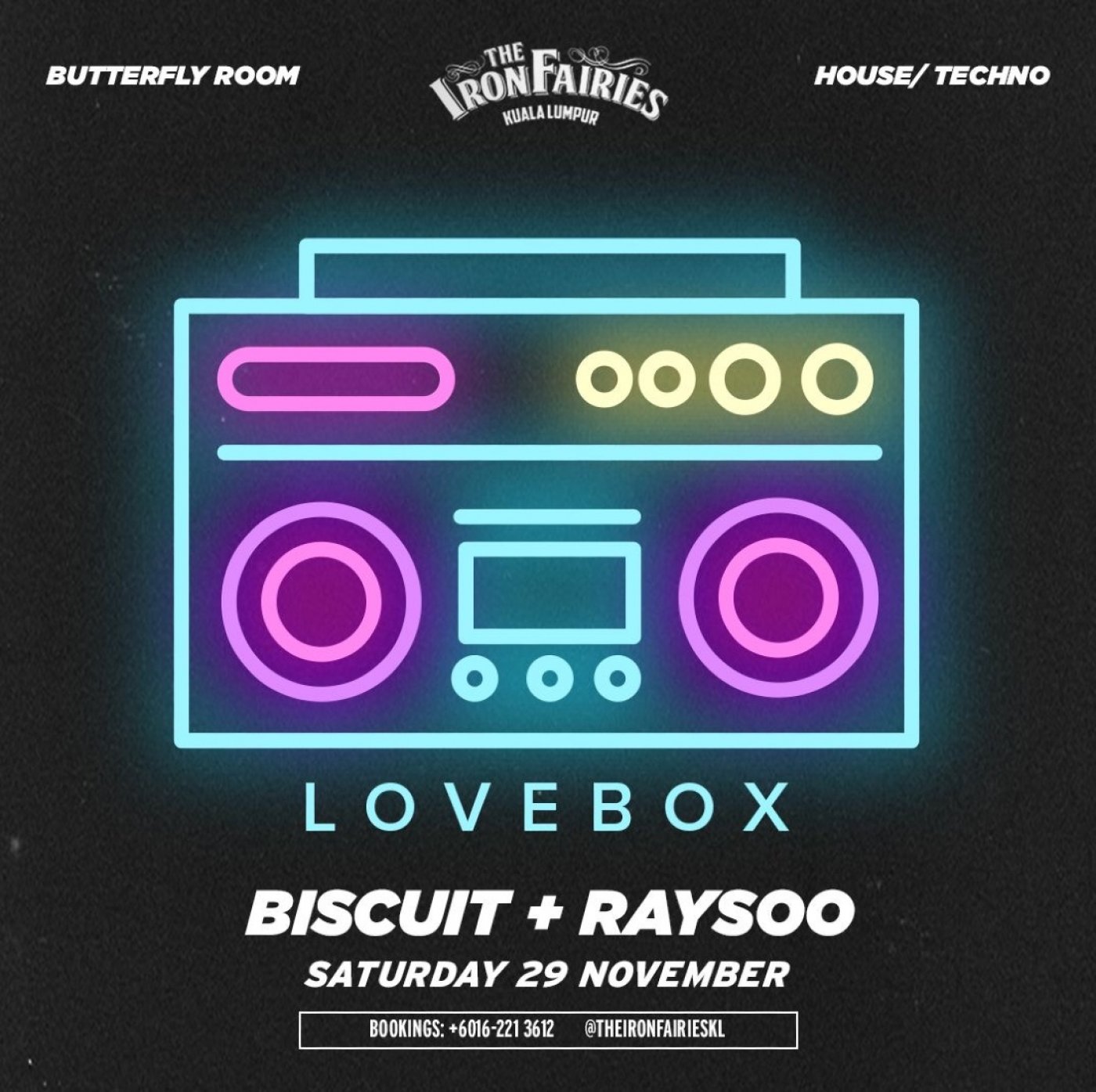Lovebox at The Iron Fairies KL, 29 November | Event in Kuala Lumpur | AllEvents