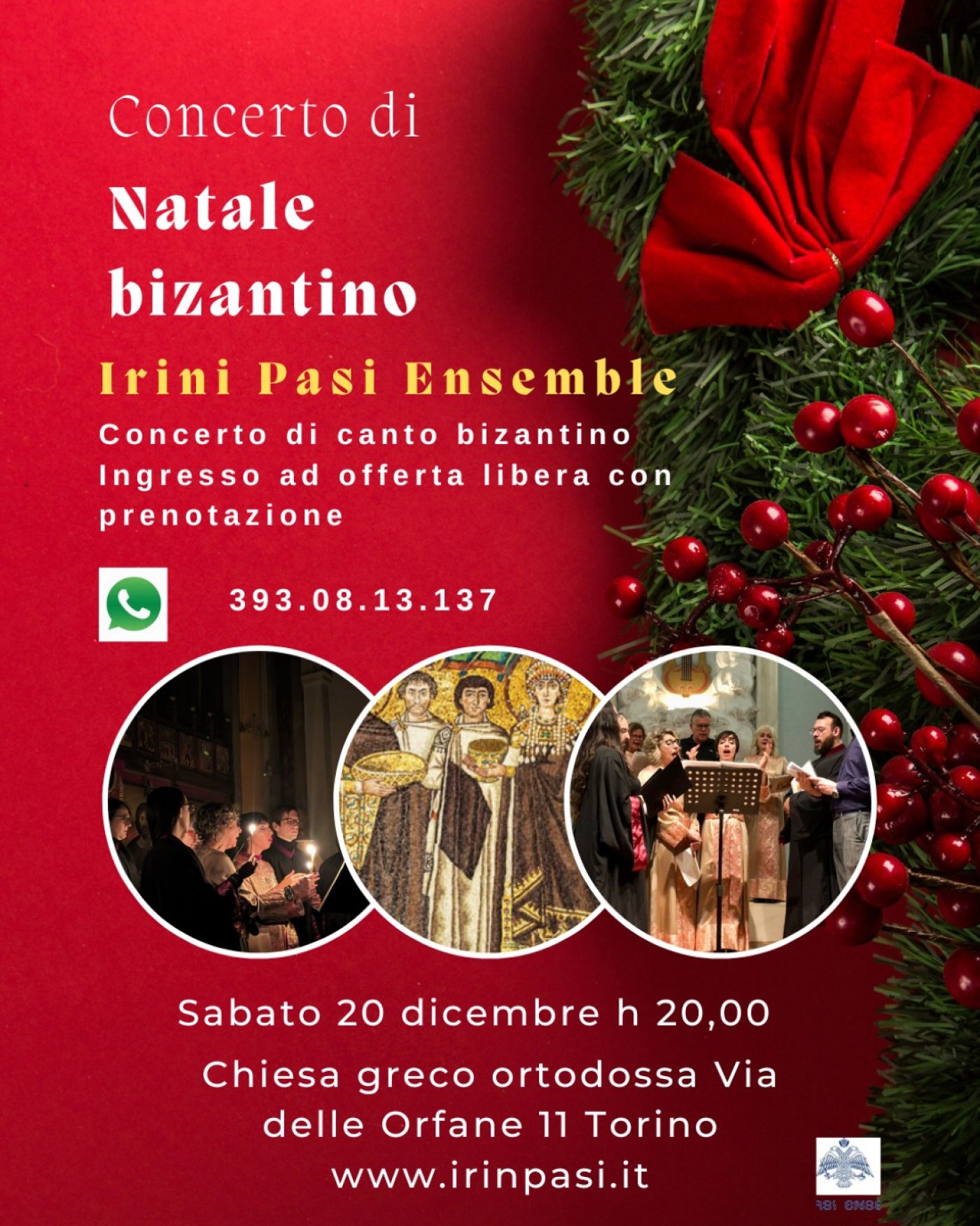 CANTO BIZANTINO CONCERTO NATALE2025, 20 December | Event in Torino | AllEvents