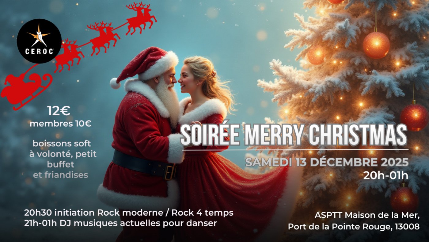 Soirée Merry Christmas - Danse, musiques actuelles, 13 December | Event in Marseille | AllEvents