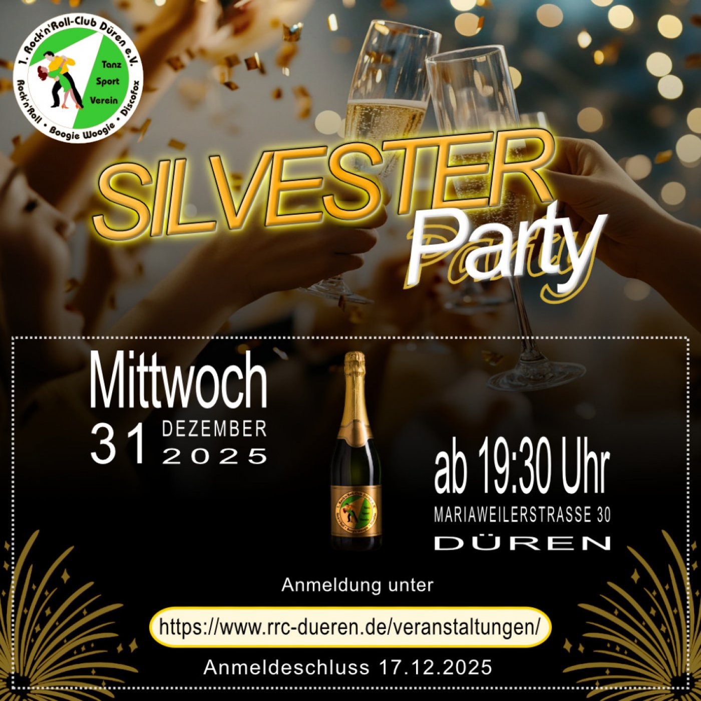 Silvesterparty beim 1. Rock 'n' Roll-Club Düren, 31 December | Event in Düren | AllEvents
