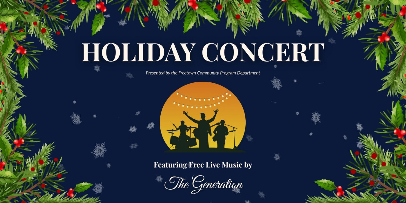 Freetown's Free Holiday Concert, 5 December | Event in East Freetown | AllEvents