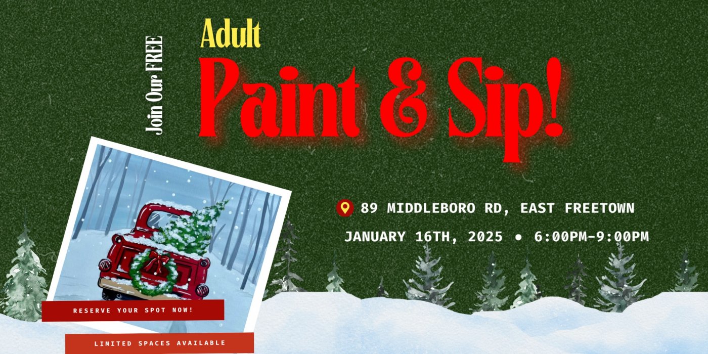 Freetown's Free Paint and Sip, 16 January | Event in East Freetown | AllEvents