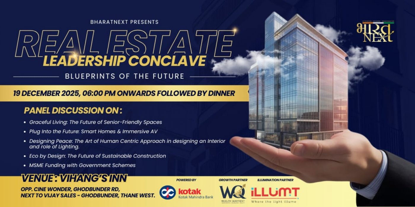 BharatNext  -  Real Estate Leadership Conclave, 19 December | Event in Thane | AllEvents