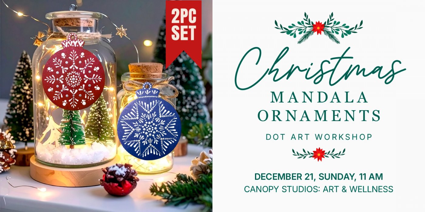 Christmas Mandala Ornaments: Dot Art Workshop, 21 December | Event in Calgary | AllEvents
