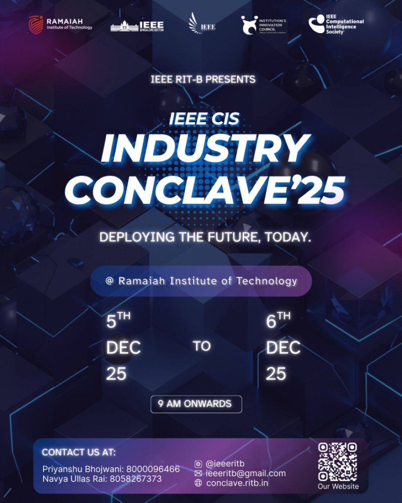 IEEE CIS Industry Conclave 2025, 5 December | Event in Bangalore | AllEvents