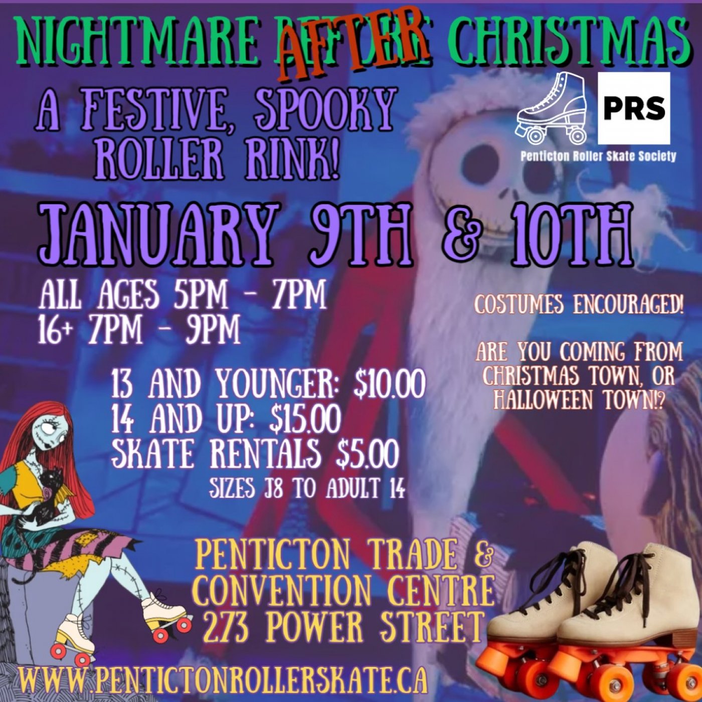 Nightmare AFTER Christmas Roller Rink! | Event in Penticton | AllEvents