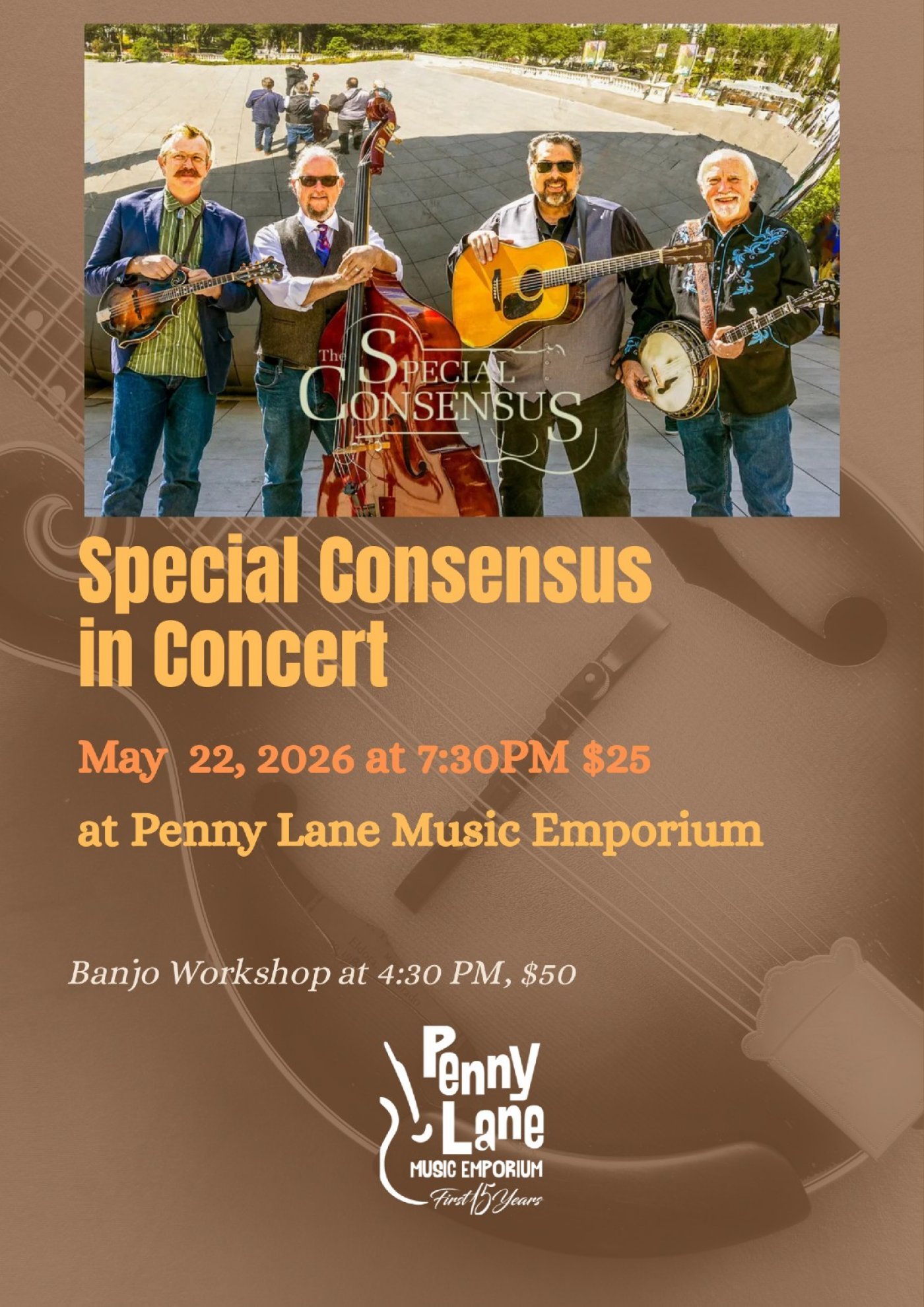 Special Consensus – Concert – Banjo Workshop – May 22, 22 May | Event in Fort Lauderdale | AllEvents