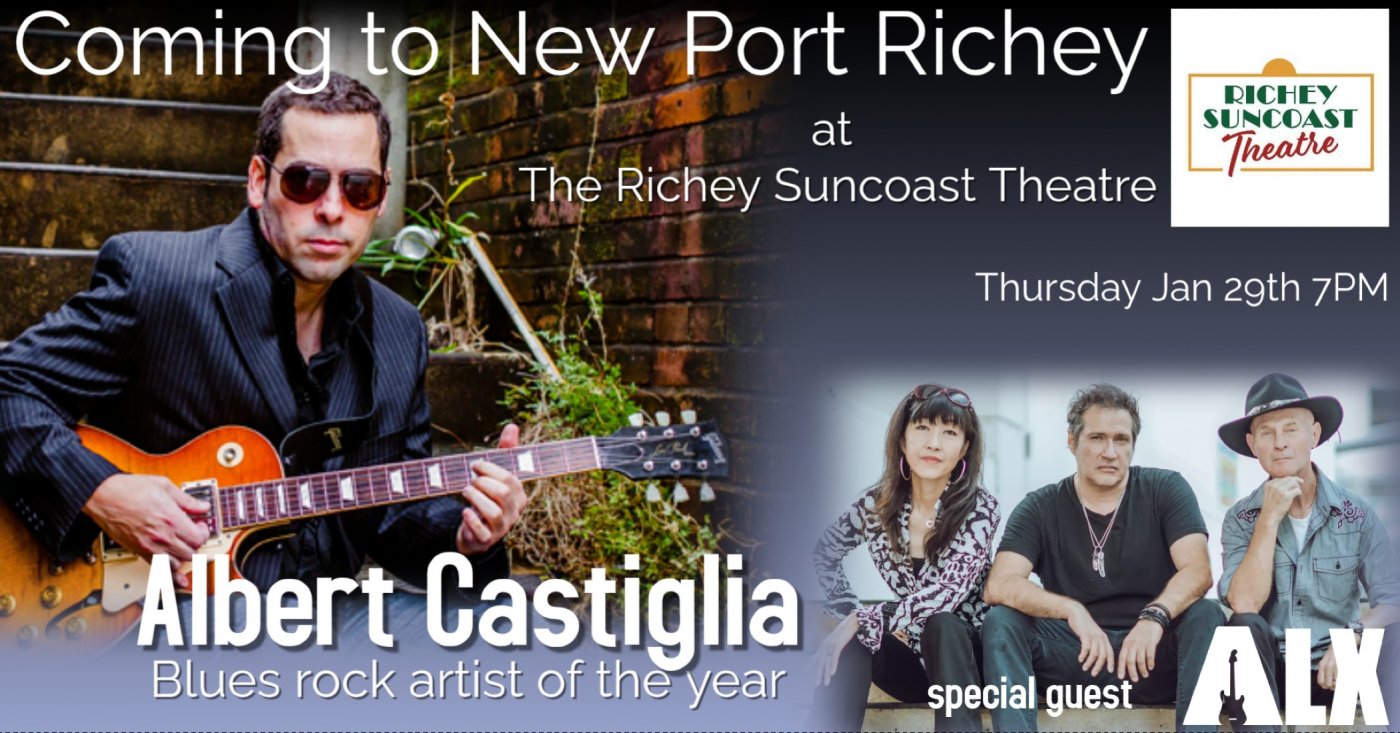 Albert Castiglia with special guest Alex Lopez, 29 January | Event in New Port Richey | AllEvents
