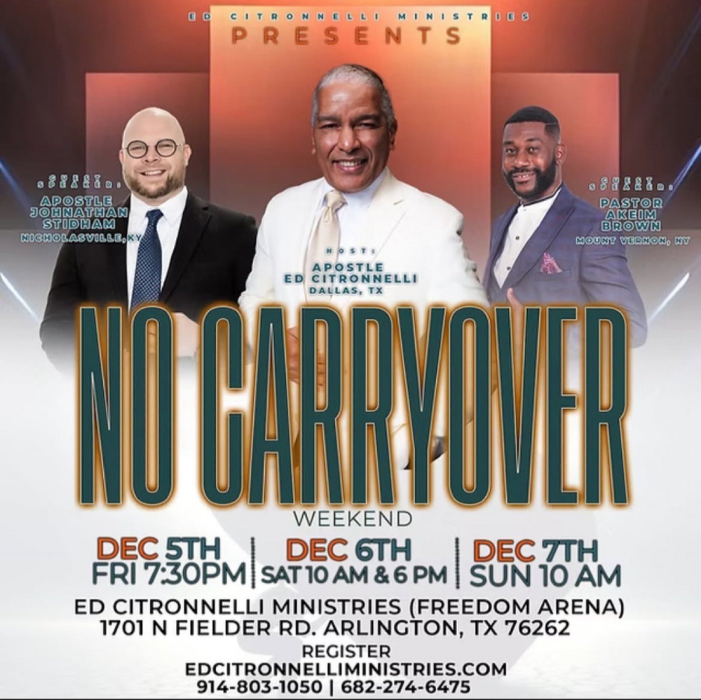 No Carry Over, 5 December | Event in Arlington | AllEvents