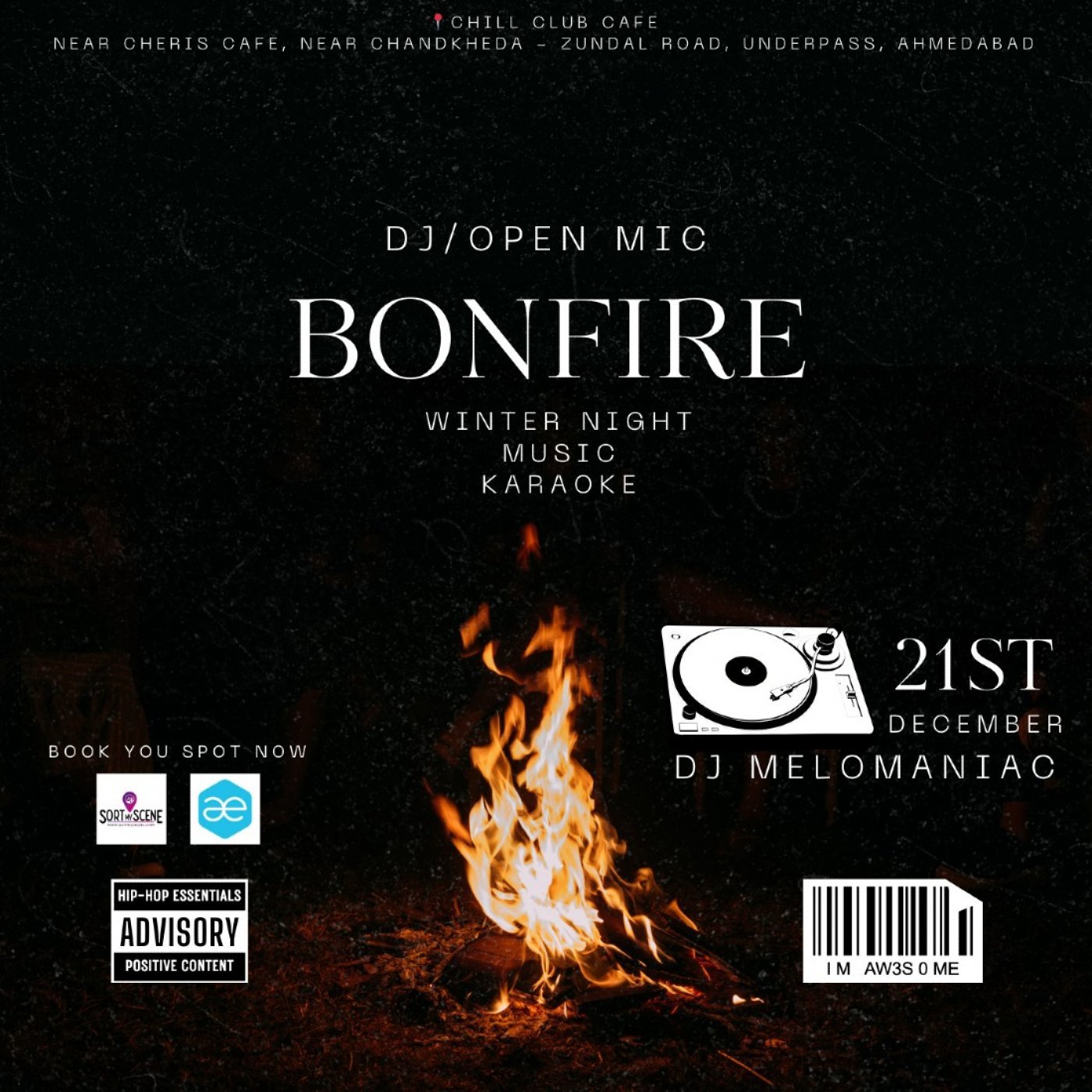 Bonfire party jam, 21 December | Event in Ahmedabad | AllEvents