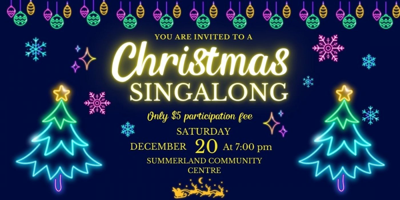 Christmas Singalong with the Summerland Strummers, 20 December | Event in Summerland | AllEvents