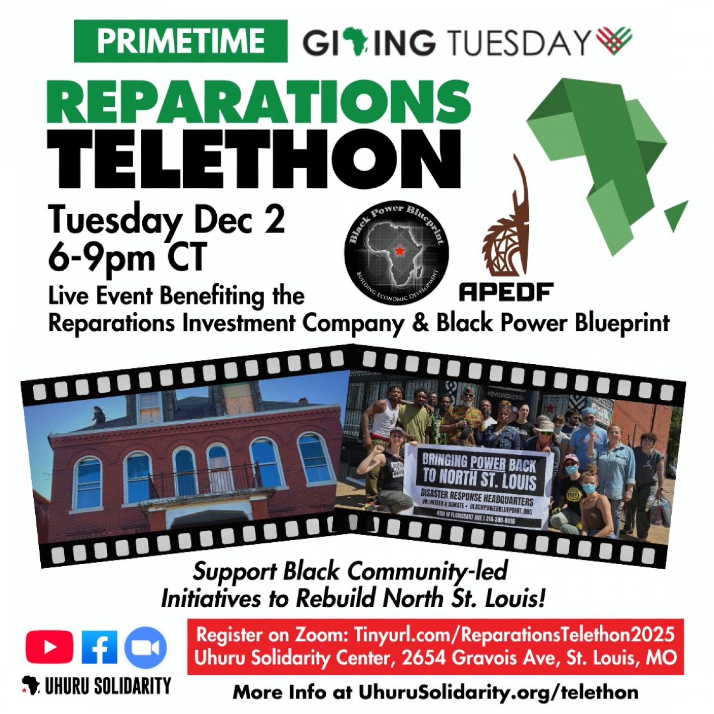  7th Annual Reparations Telethon | Event in St. Louis | AllEvents