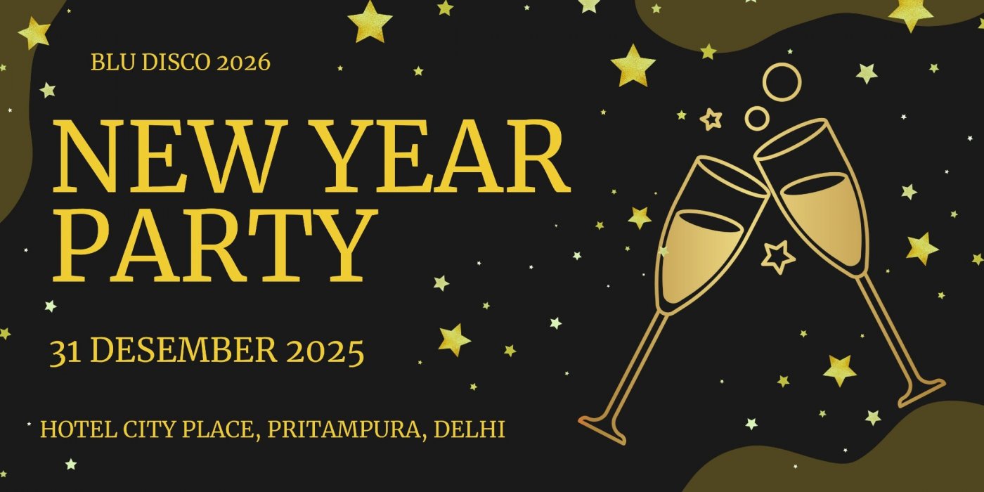 BLU DISCO NEW YEAR PARTY 2026, 31 December | Event in New Delhi | AllEvents