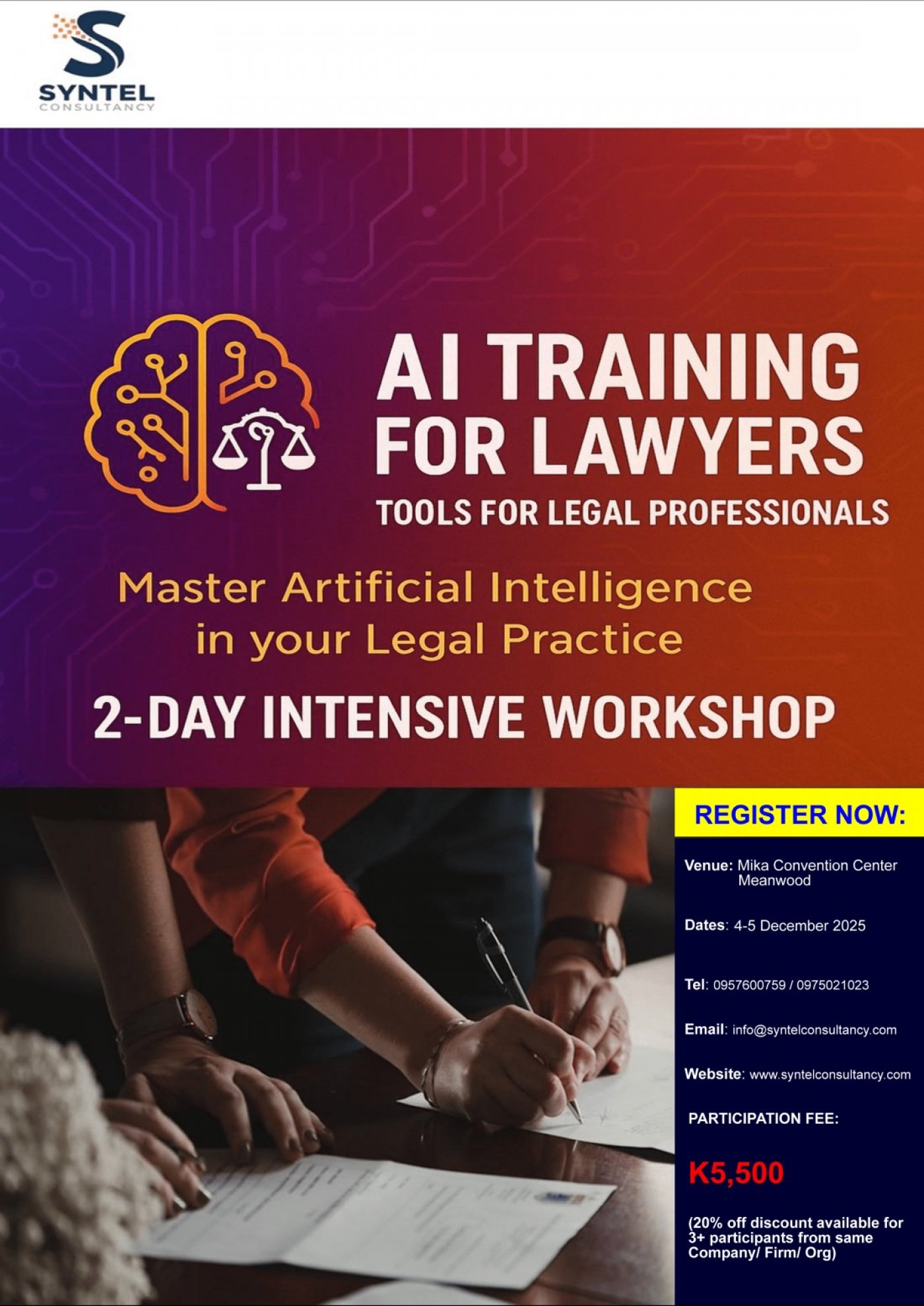 AI Training for Lawyers: Tools for Legal Professionals, 4 December | Event in Lusaka | AllEvents