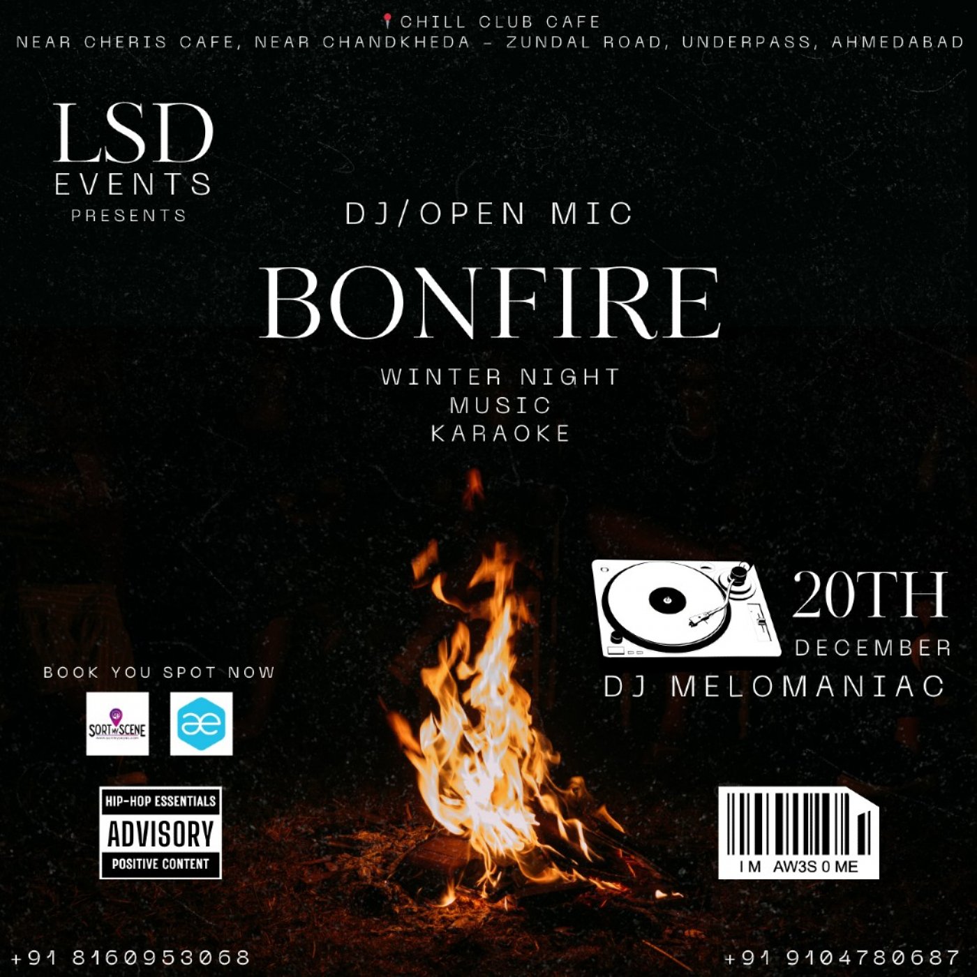 Bonfire party jam, 20 December | Event in Ahmedabad | AllEvents