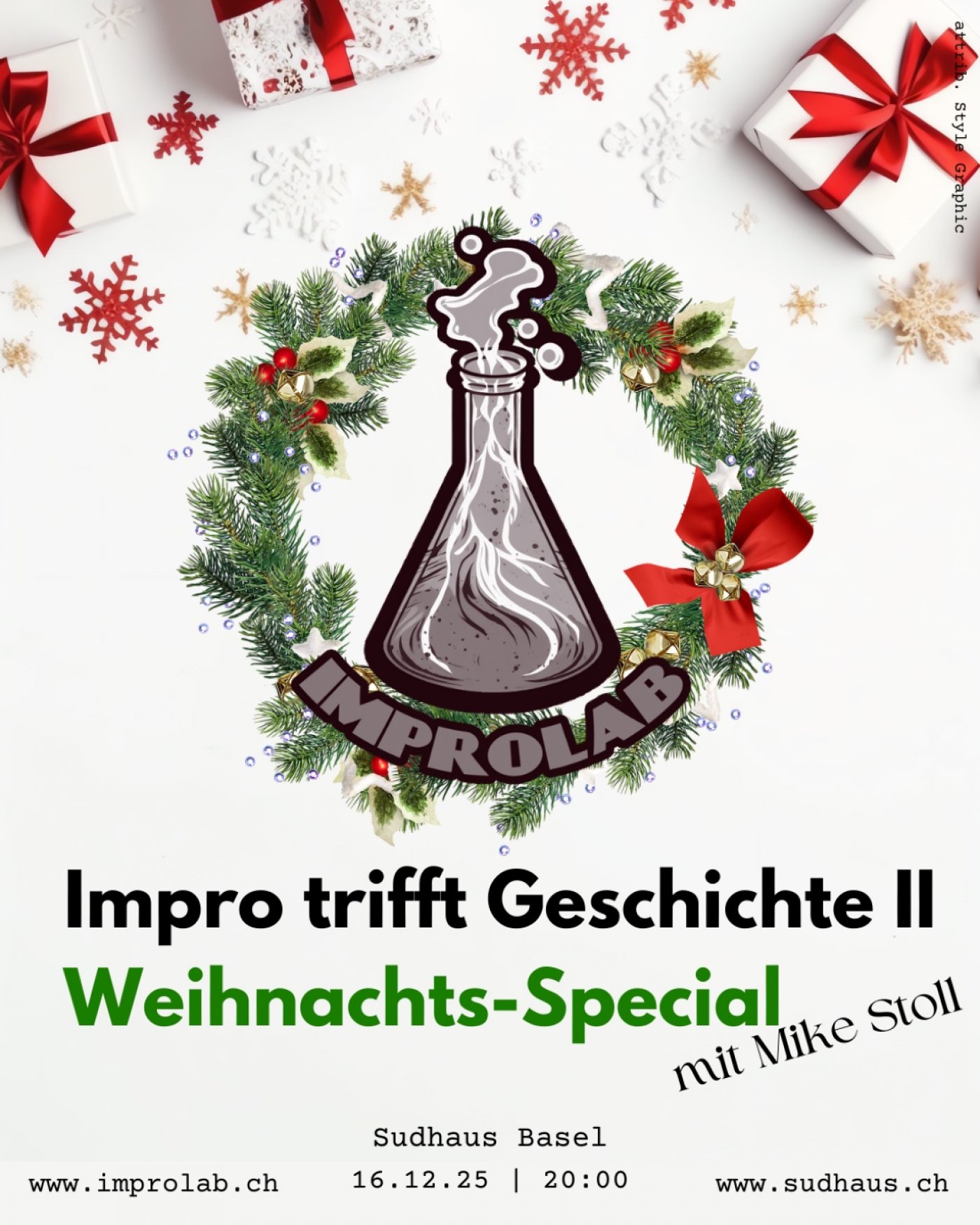 Geschichte trifft Impro II - mit Mike Stoll, 16 December | Event in Basel | AllEvents