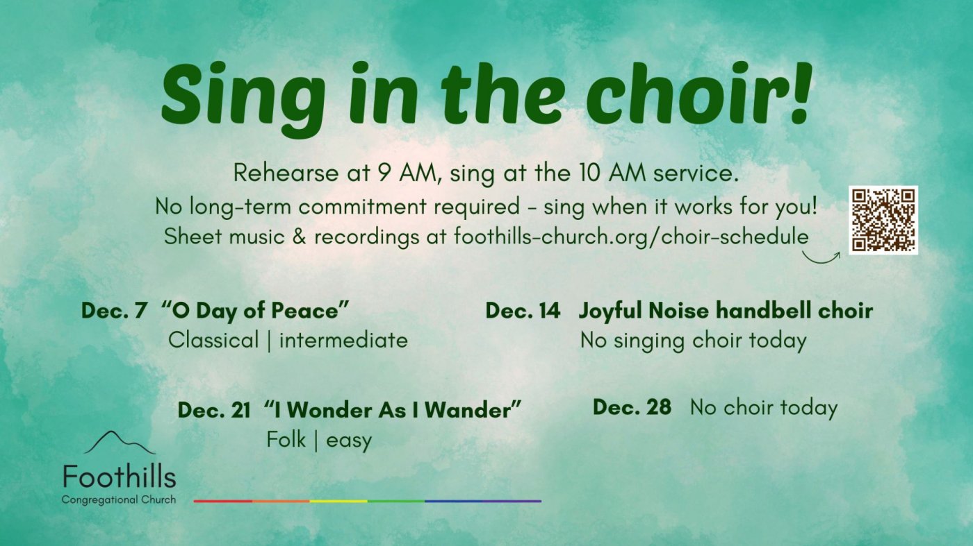 Sing in the choir!, 7 December | Event in Los Altos | AllEvents