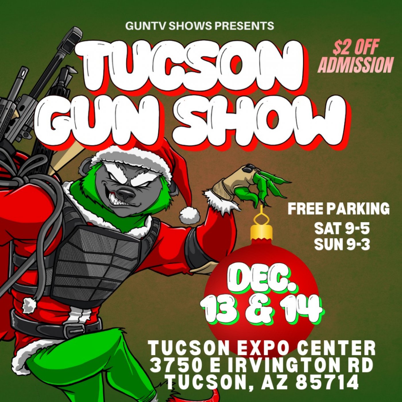 Tucson Gun Show, 13 December | Event in Tucson | AllEvents