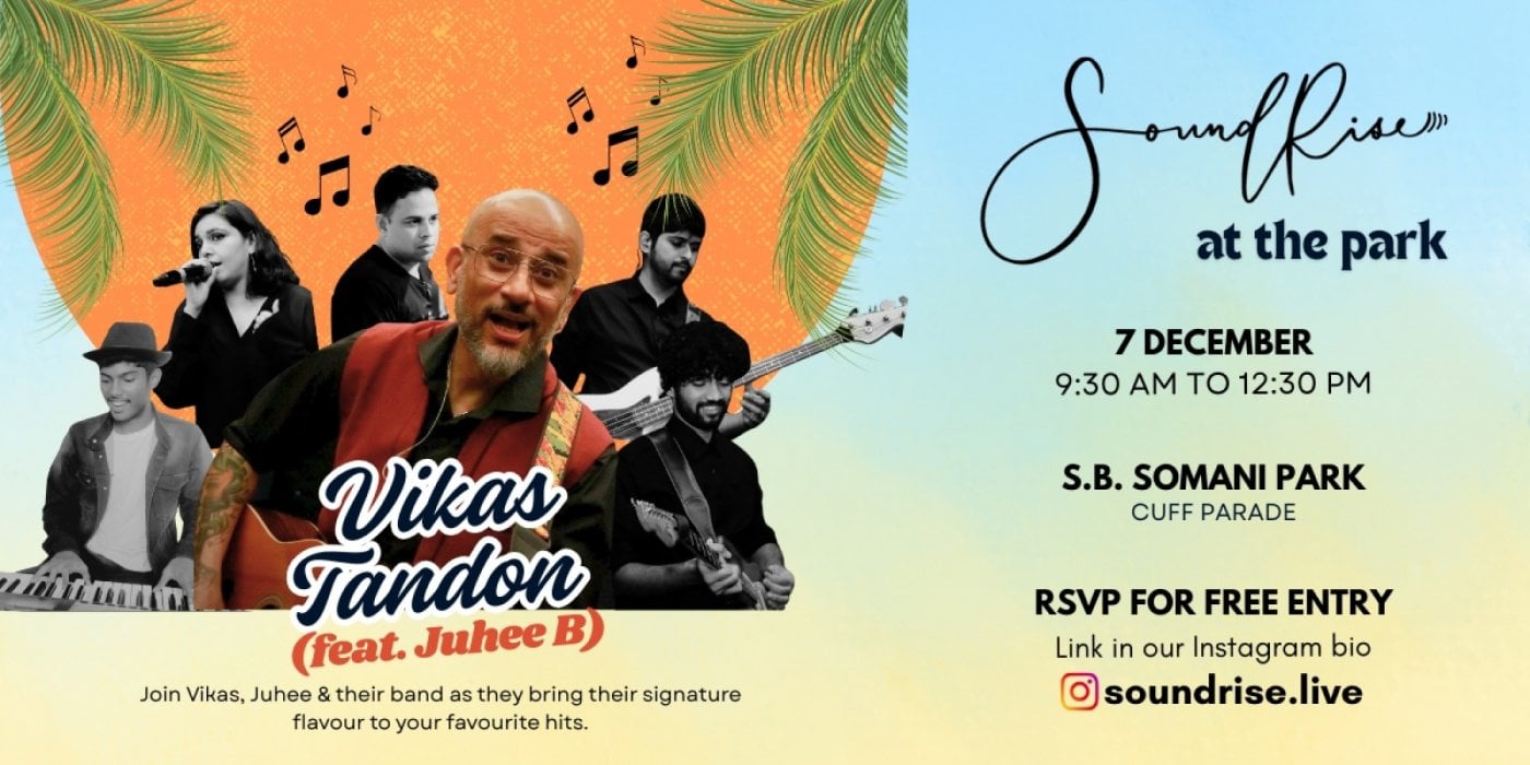 RSVP for SoundRise at S B Somani, Cuffe Parade | Vikas Tandon feat. Juhee B, 7 December | Event in Mumbai