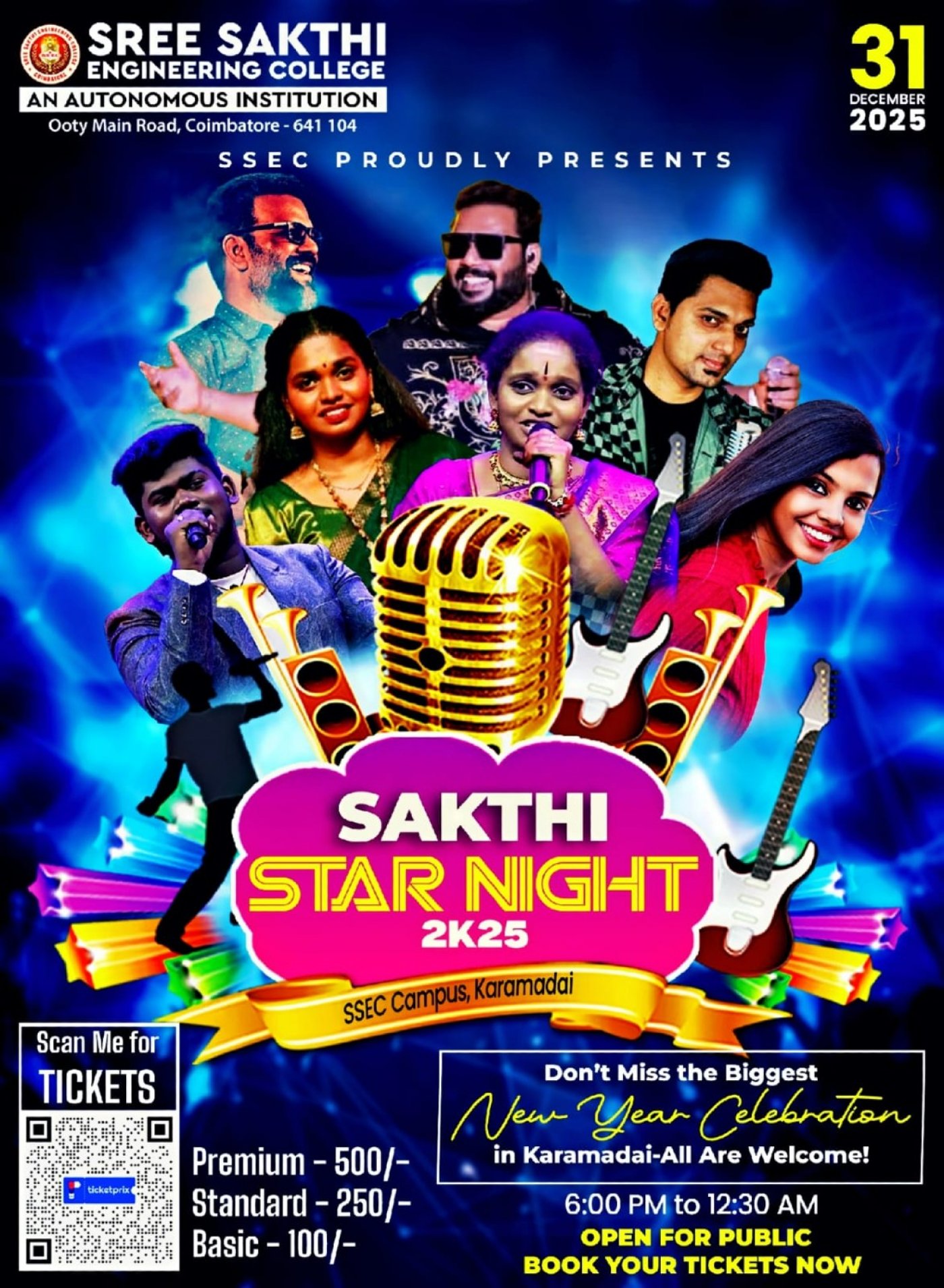 SAKTHI STAR NIGHT 2K25, 31 December | Event in Coimbatore | AllEvents