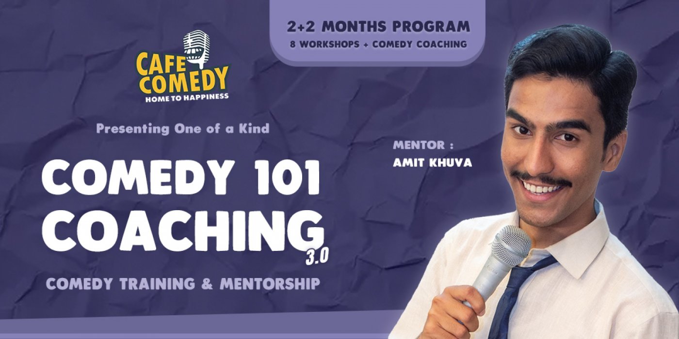 Comedy 101 Coaching : 2+2 Months Program (8 Workshops + Comedy Coaching), 9 December | Online Event | AllEvents