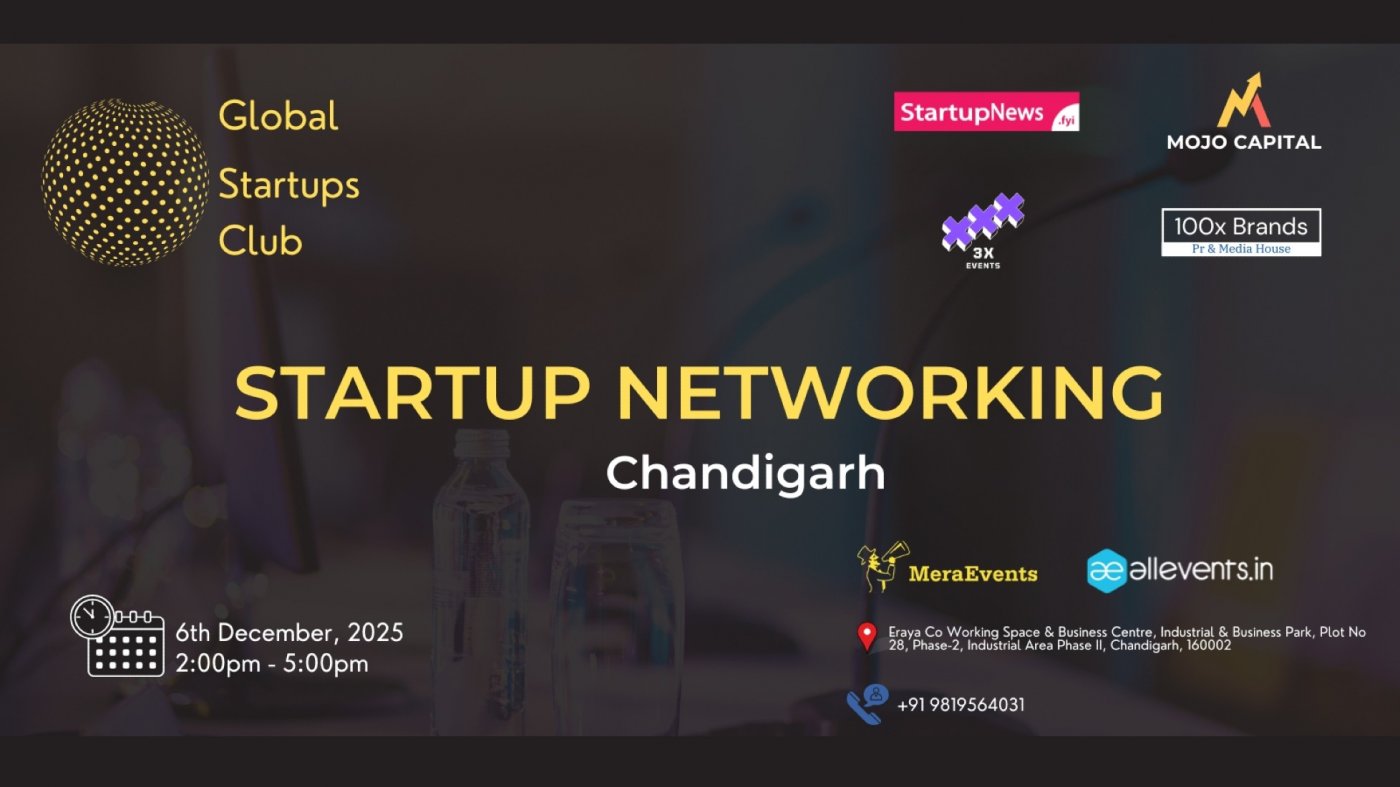 Global Startups Club | Startup Networking Chandigarh, 6 December | Event in Chandigarh | AllEvents