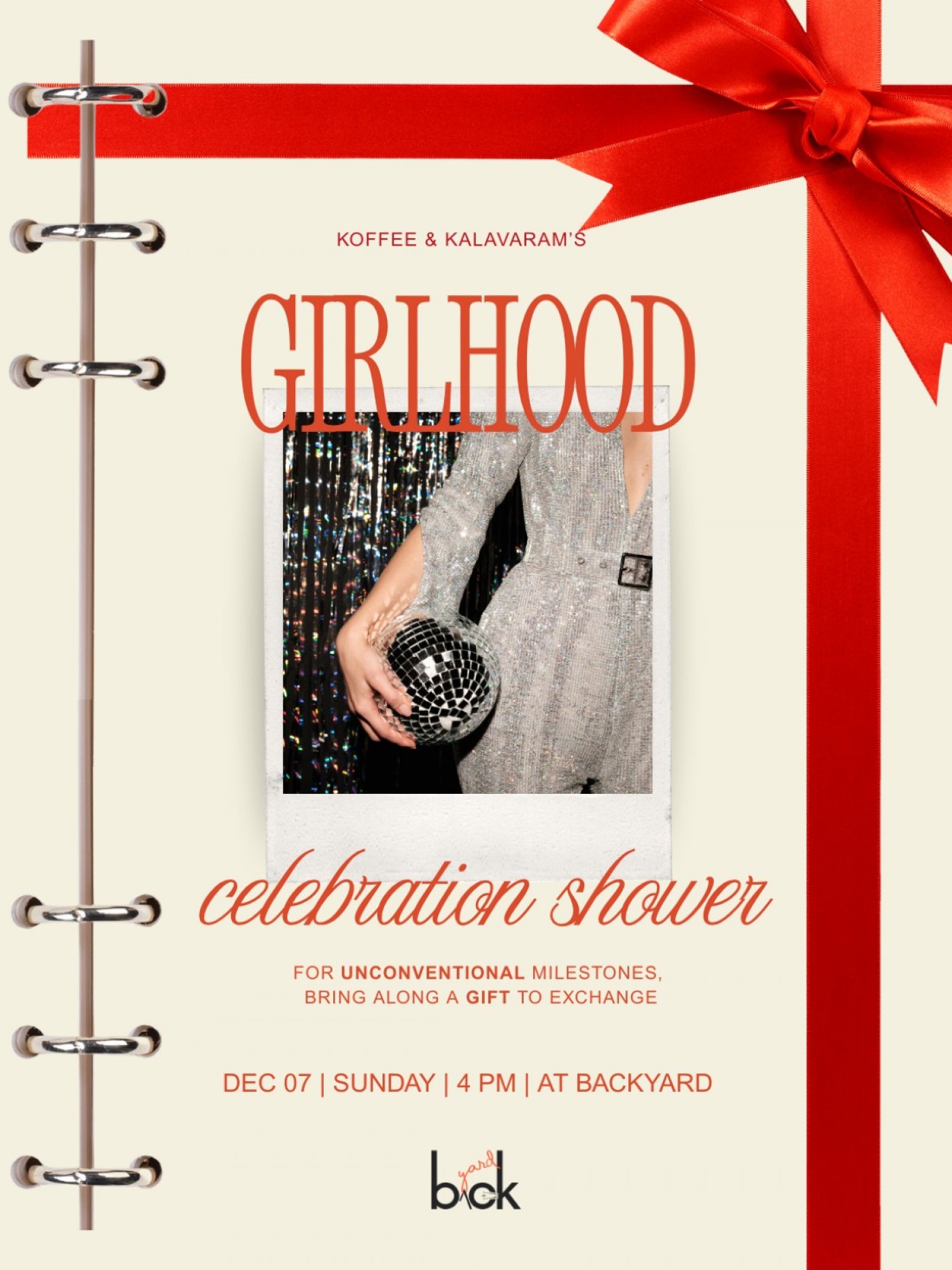 Koffee and Kalavaram - The Girlhood Celebration Shower for (Unconventional) Milestones🎁👏, 7 December