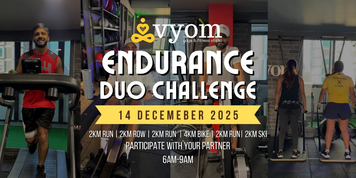 Endurance Duo Challenge @ Vyom Studio, 14 December | Event in Ahmedabad | AllEvents