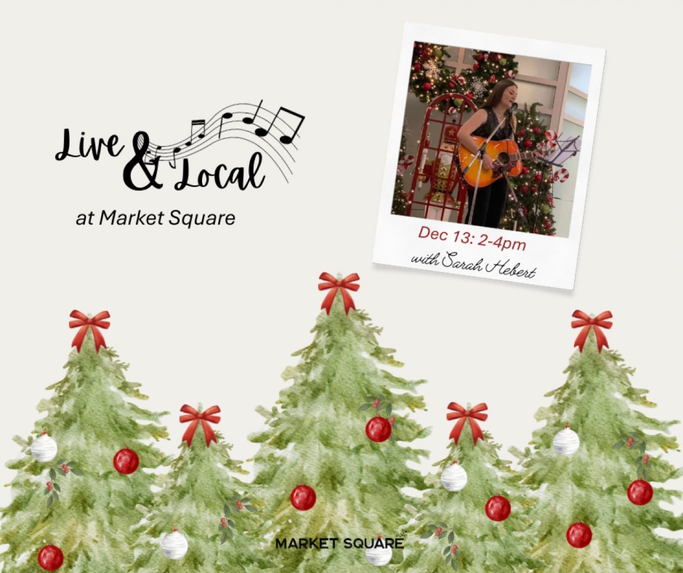 Live & Local with Sarah Hebert - Holiday Classics, 13 December | Event in Saint John | AllEvents