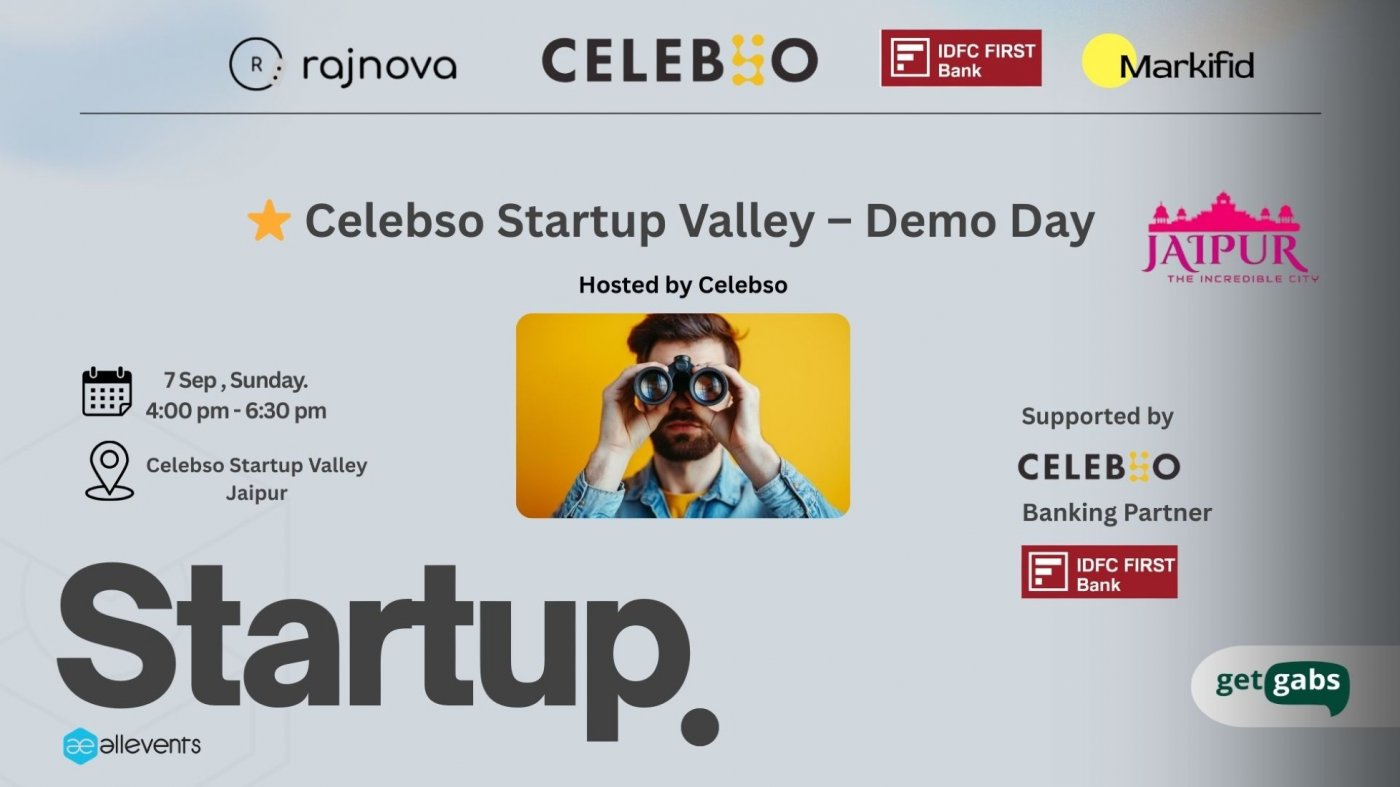 ⭐ Celebso Startup Valley – Demo Day, 7 December | Event in Jaipur | AllEvents