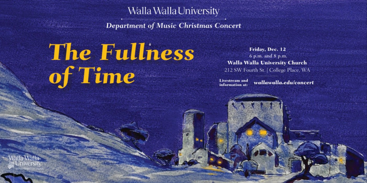 WWU Christmas Concert: "The Fullness of Time", 12 December | Event in College Place | AllEvents