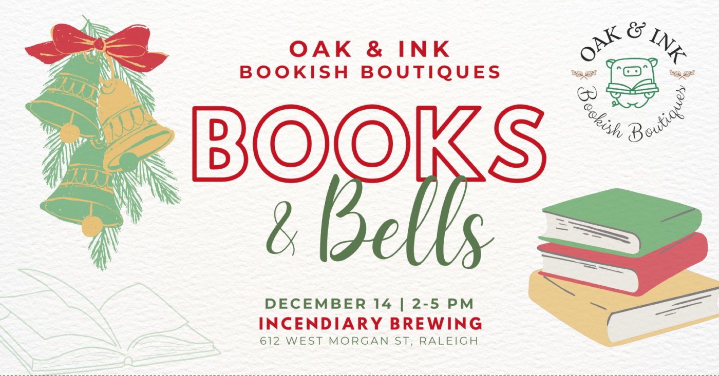 Books & Bells Bookish Boutique, 14 December | Event in Raleigh | AllEvents