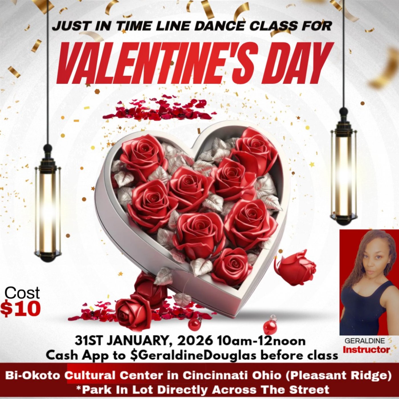 Just In Time Line Dance Class For Valentine's Day, 31 January | Event in Cincinnati | AllEvents