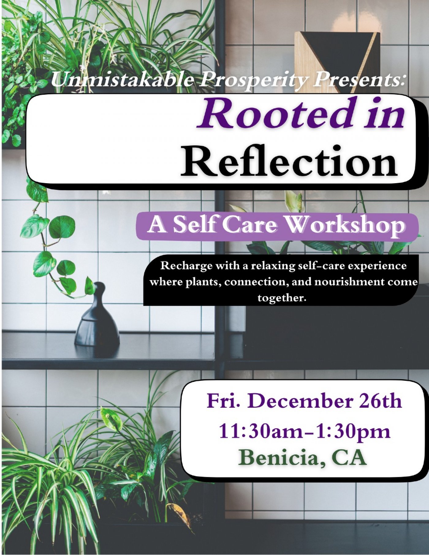 Rooted in Reflection, 26 December | Event in Benicia | AllEvents