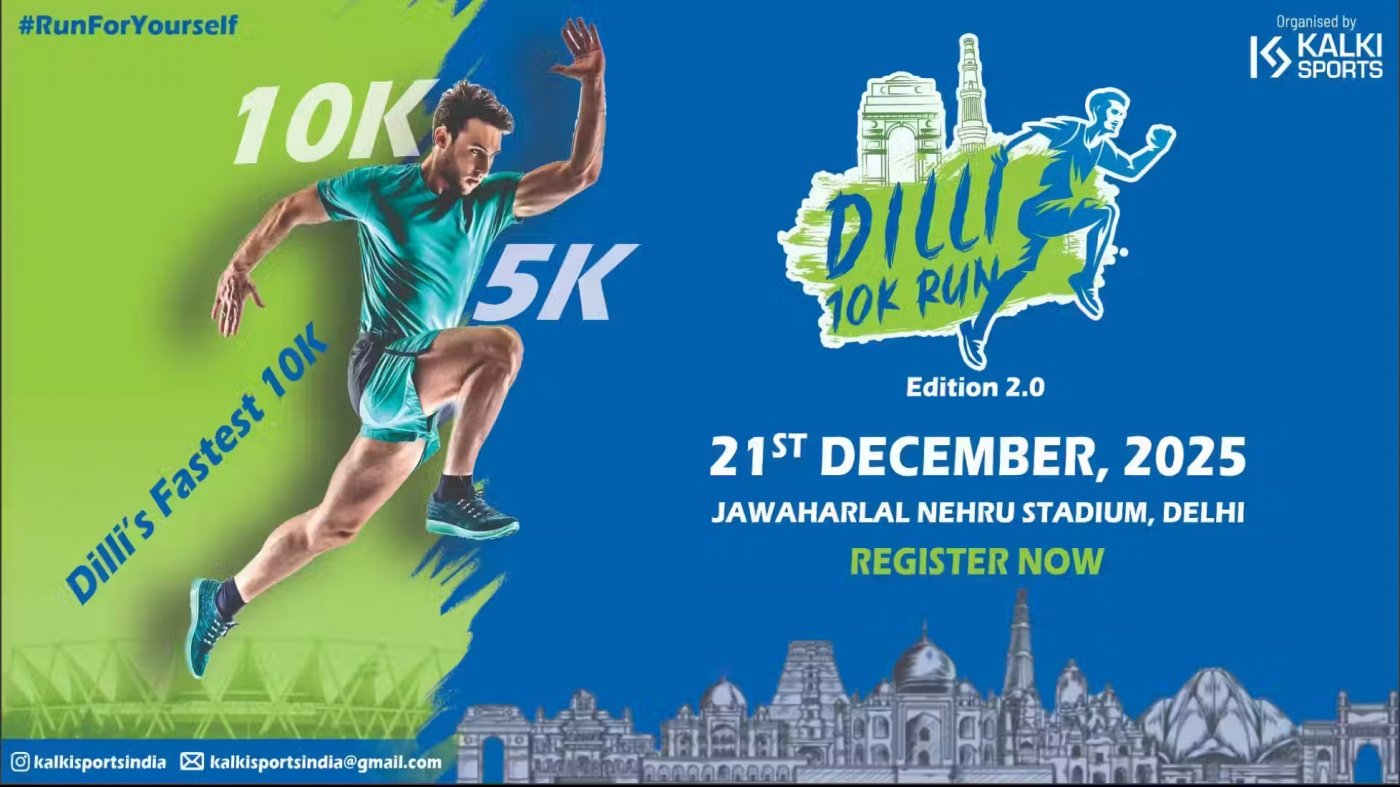 Dilli 10K Run - Edition 2.0, 21 December | Event in New Delhi | AllEvents