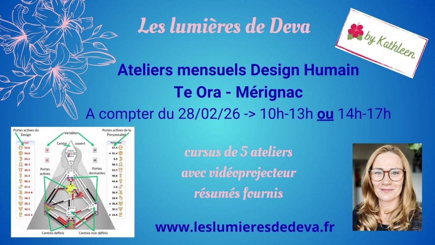 Ateliers mensuels Design Humain - Bordeaux Mérignac, 28 February | Event in Mérignac | AllEvents