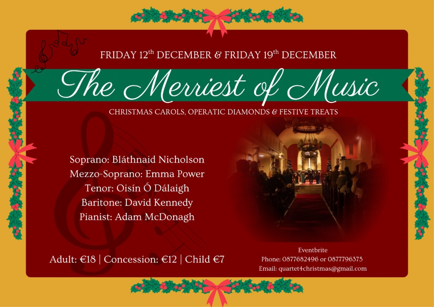 The Merriest of Music, 12 December | Event in Leixlip | AllEvents