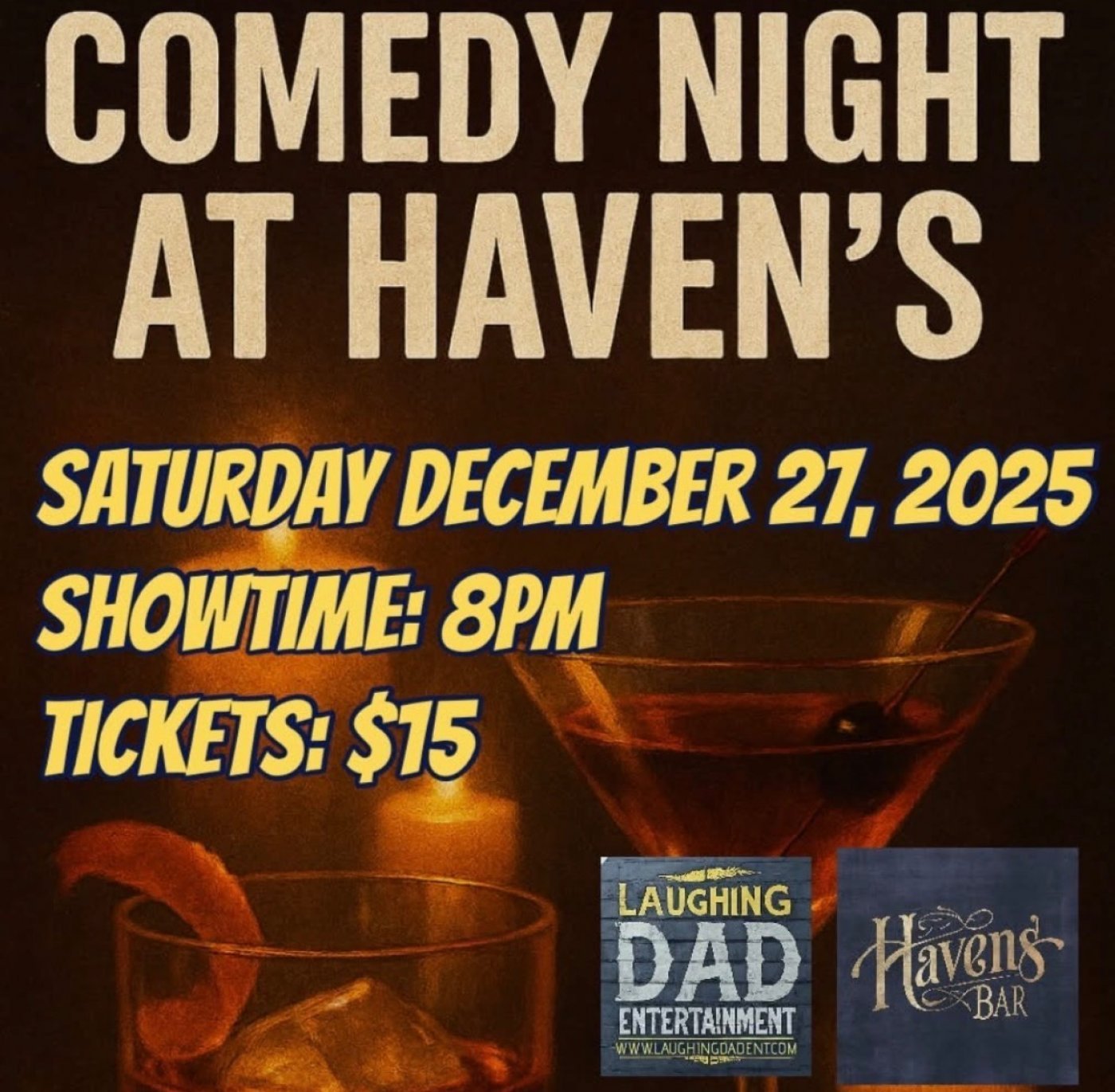Comedy Night at Haven’s in Newburgh!, 27 December | Event in Newburgh | AllEvents