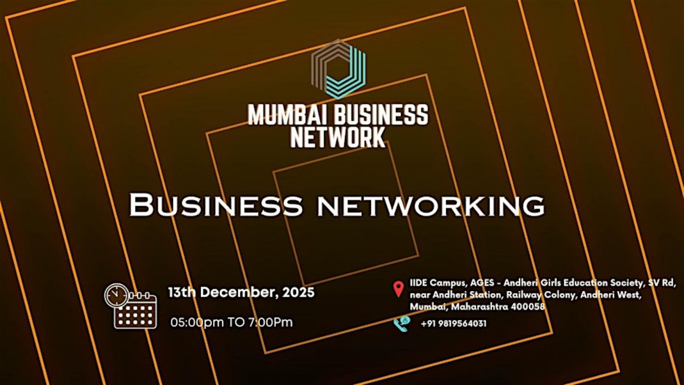 MUMBAI BUSINESS NETWORK | BUSINESS NETWORKING 2025, 13 December | Event in Mumbai | AllEvents