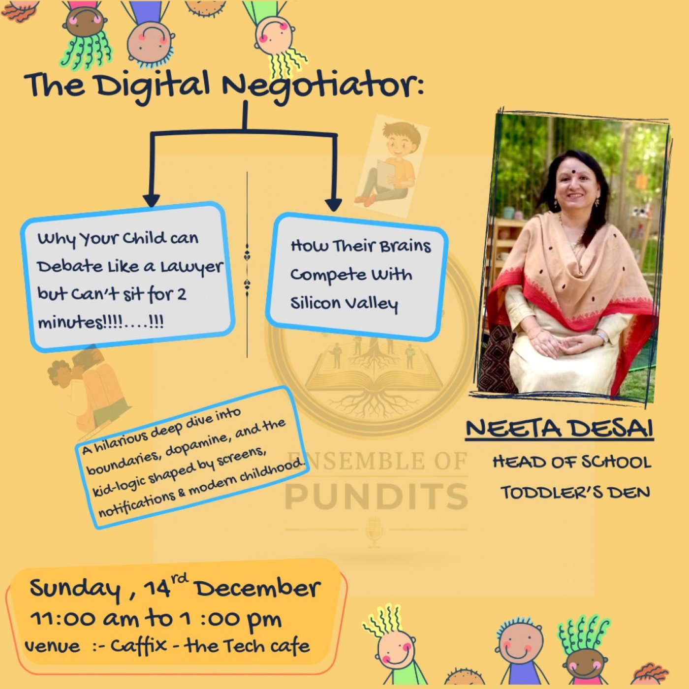 THE DIGITAL NEGOTIATER - THE ENSEMBLE OF PUNDITS, 14 December | Event in Ahmedabad | AllEvents
