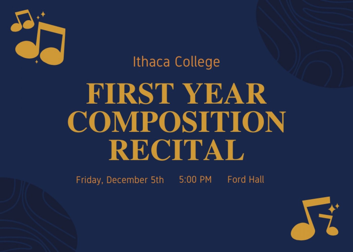 First Year Composition Recital | Event in Ithaca | AllEvents